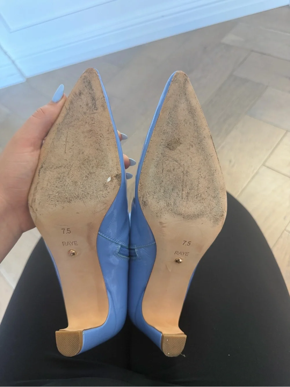 RAYE RAYE Curve Boots Periwinkle